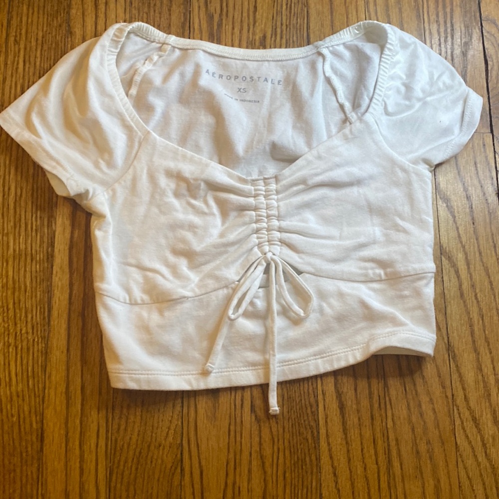 White Crop Top from Aeropostale